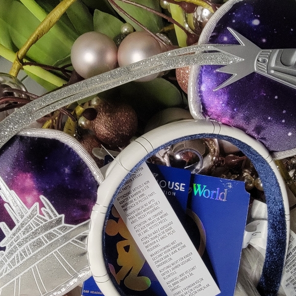 NWT MMMA Mickey January Space Mountain Ears - Picture 3 of 7